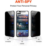 iPhone 11/12/12Pro - 9H Privacy T/G (Pack of 2)