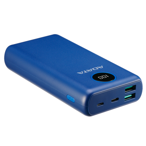 AD - 20,000mAh Power Bank w/ 3 Ports - Blue