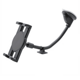 Car Holder Long Arm Suction Cup Mount for Smartphones & Tablets - Black