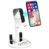 AU - Universal Stand with Mirror for Smartphones & Tablets - White