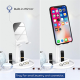 AU - Universal Stand with Mirror for Smartphones & Tablets - White