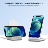 MB - 2-in-1 Wireless Charging Station - White