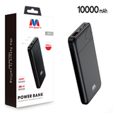 MB - 10,000mAh Power Bank (PD & Quick Charger 3.0) - Black