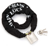 X3616 Kihuu Heavy Motorcycle Bike Security Lock & Chain 10mm w/ 3 Key Set