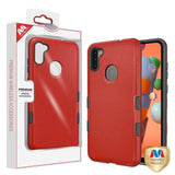 MB - Premium Protector Cover for Samsung Galaxy A11 - Red/Black