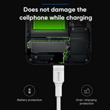 Ampker 30W Car Charger Dual USB Ports w/ Type-C to USB Cable (5ft) - Black