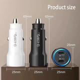 Dreamify 40W Dual USB-C Port Car Charger - Black
