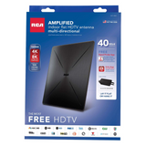 RCA Indoor Flat HD TV Antenna Multi-Directional (40 Miles Range)