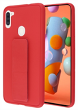 AR - Hybrid Cover w/Foldable Stand for Samsung Galaxy A11 - Red