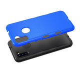 MB - Premium Protector Cover for Samsung Galaxy A11 - Blue/Black