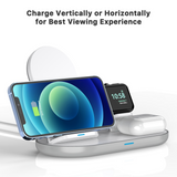 MB - 3-in-1 Wireless Charging Station - White