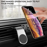 Air Vent Metal Magnetic Car Phone Holder-Gold