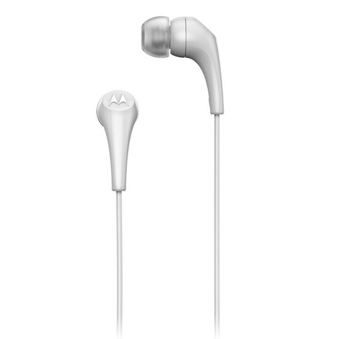 MT - Earbuds 2-S In-Ear Headphones w/ Mic - White