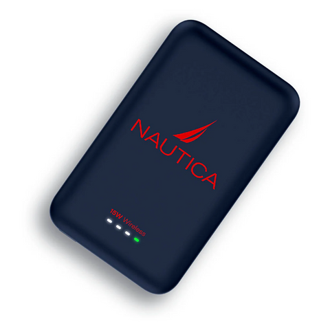 NT - 5,000mAh Power Bank w/ Magsafe Compatible (PB205) - Navy/Red