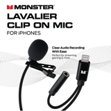 MS - Lavalier Clip-On Microphone (IPC) - Black