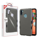 MB - Premium Cover for Samsung Galaxy A11 - Grey/Black
