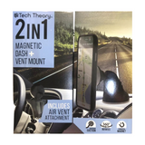 TCT - 2-in-1 Universal Phone Dash + Vent Mount - Black