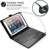 Universal Bluetooth Keyboard Folio for Tablets - Upto 7-8 inches