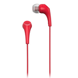 MT - Earbuds 2-S In-Ear Headphones w/ Mic - Red