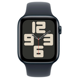 Apple Watch SE (Gen 2) - 44mm-Midnight Aluminum w/ Sport Band (GPS+Cellular) - New