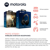 MT - Wireless Over-Ear Headphones (XT500+) - Black
