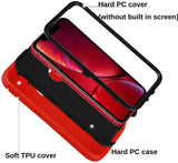 iPhone XR - Heavy Duty Rugged Case - Purple/Orange