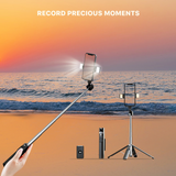 MB - Picture Perfect+ Selfie Stick & Tripod w/ Fill Light - Black