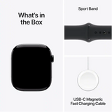 Apple Watch Series 10 - 46mm-Jet Black Aluminum w/ Sport Band M/L (GPS) - New