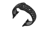 iWatch Breathable Silicone Band - Black/Gray (38-40MM) Size