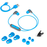 JLab - JBuds Pro Signature Wireless Earbuds - Gray/Blue