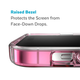 SP - GemShell Edition Case for iPhone 14 Pro - Pink Fade/Clear