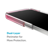 SP - GemShell Edition Case for iPhone 14 Pro Max - Pink Fade/Clear