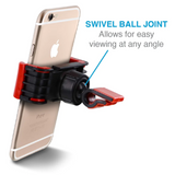 TCT - Universal Car Vent Swivel Mount - Black/Red