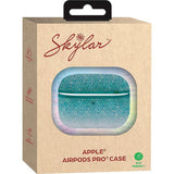 SY - Protective Case for Airpods Pro - Blue Glitter