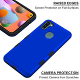 MB - Premium Cover for Samsung Galaxy A11 - Blue/Black