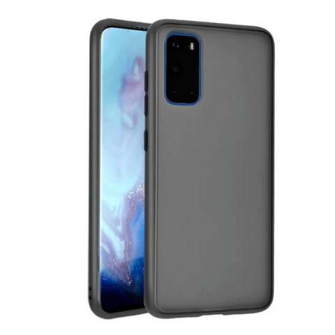 MB - Frost Hybrid Cover for Samsung Galaxy S20 (6.2'') - Smoke Frosted/Black