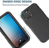 iPhone 11 Pro Max - Heavy Duty Rugged Case - Grey/Pink