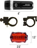 AU - 2 in 1 LED Bike Light Set