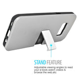 Samsung S8 Plus - Slim Armor Hybrid Case w/ Card Hold & Kickstand - Grey