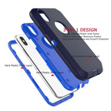iPhone X/XS - Heavy Duty Rugged Case - Blue/Teal