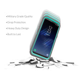 Samsung Galaxy S8 - Heavy Duty Rugged Case - Red/Black