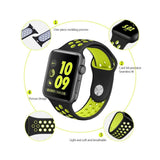 iWatch Breathable Silicone Band - Blue/Pink (38-40MM) Size