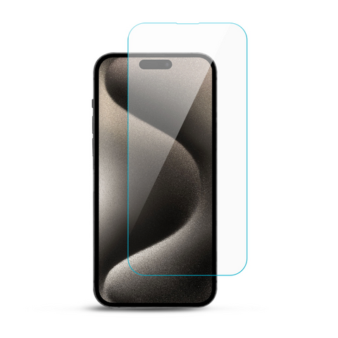 iPhone 15 Pro (6.1) - Premium Tempered Glass (Pack of 10)