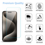 iPhone 15 Plus (6.7) - Premium Tempered Glass (Pack of 10)