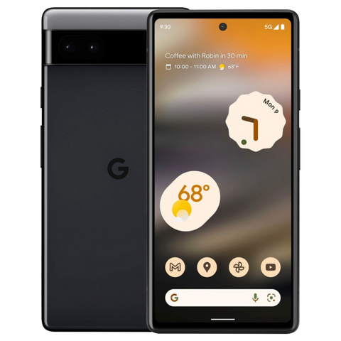 Google Pixel 6a 5G -128GB-Charcoal-Carrier Unlocked (New)