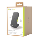 HM - InfinityLab InstantStation Wireless Charging Stand w/ 33W (USB-C & USB-A) - Black
