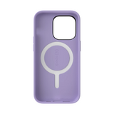 SP - CandyShell Pro Case w/ MagSafe Compatible for iPhone 14 Pro - Cloudy Grey/Spring Purple