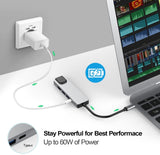 USB-C to HDTV/LAN/USB/PD 5 IN 1 Adapter (BYL-2007)