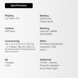 MaxWest Ranger 4G-128MB-Black-DUOS Unlocked (New)