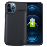 iPhone 12/12 Pro Rechargeable Battery Case 6000mAh - Black